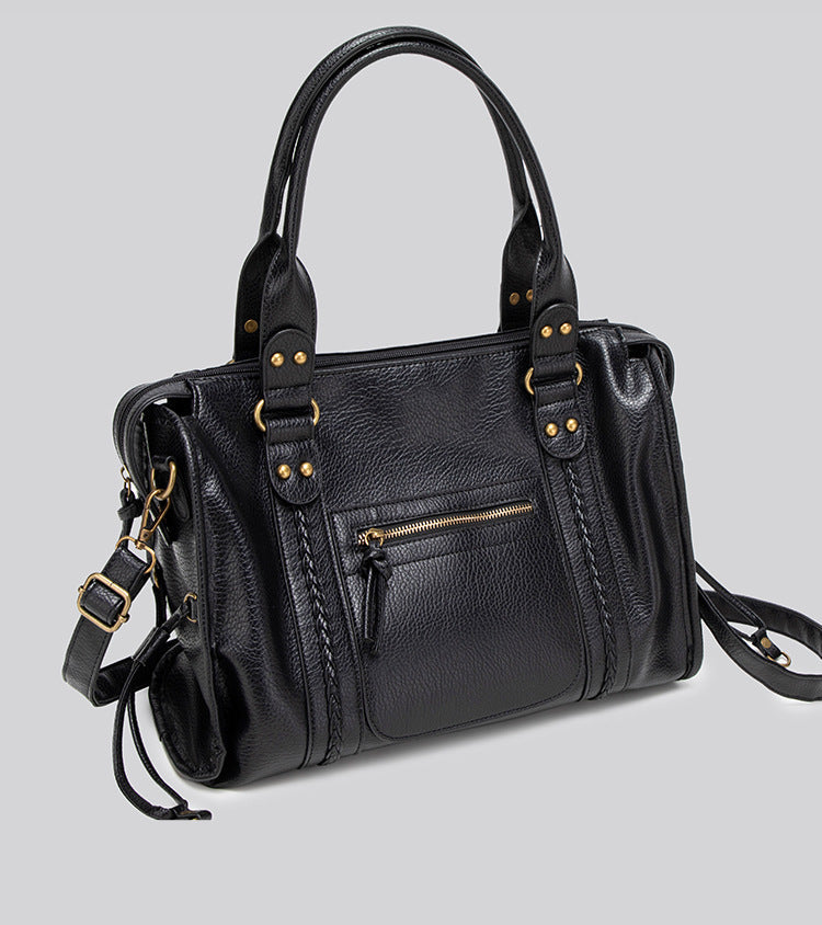 Elegant & Praktisch – Schwarze Damen Handtasche für Alltag & Business