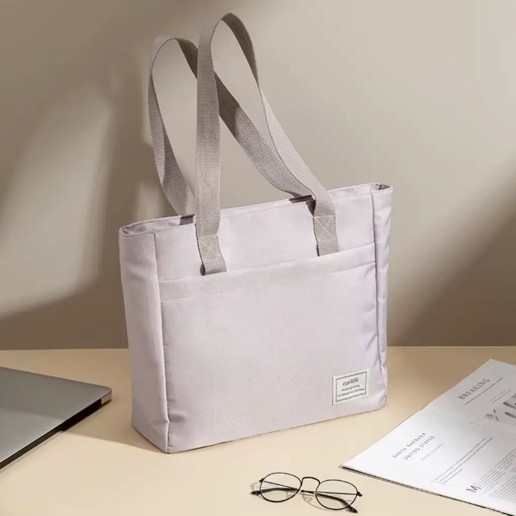 Weiße Canvas Tote Bag – Geräumig, Strapazierfähig & Vielseitig