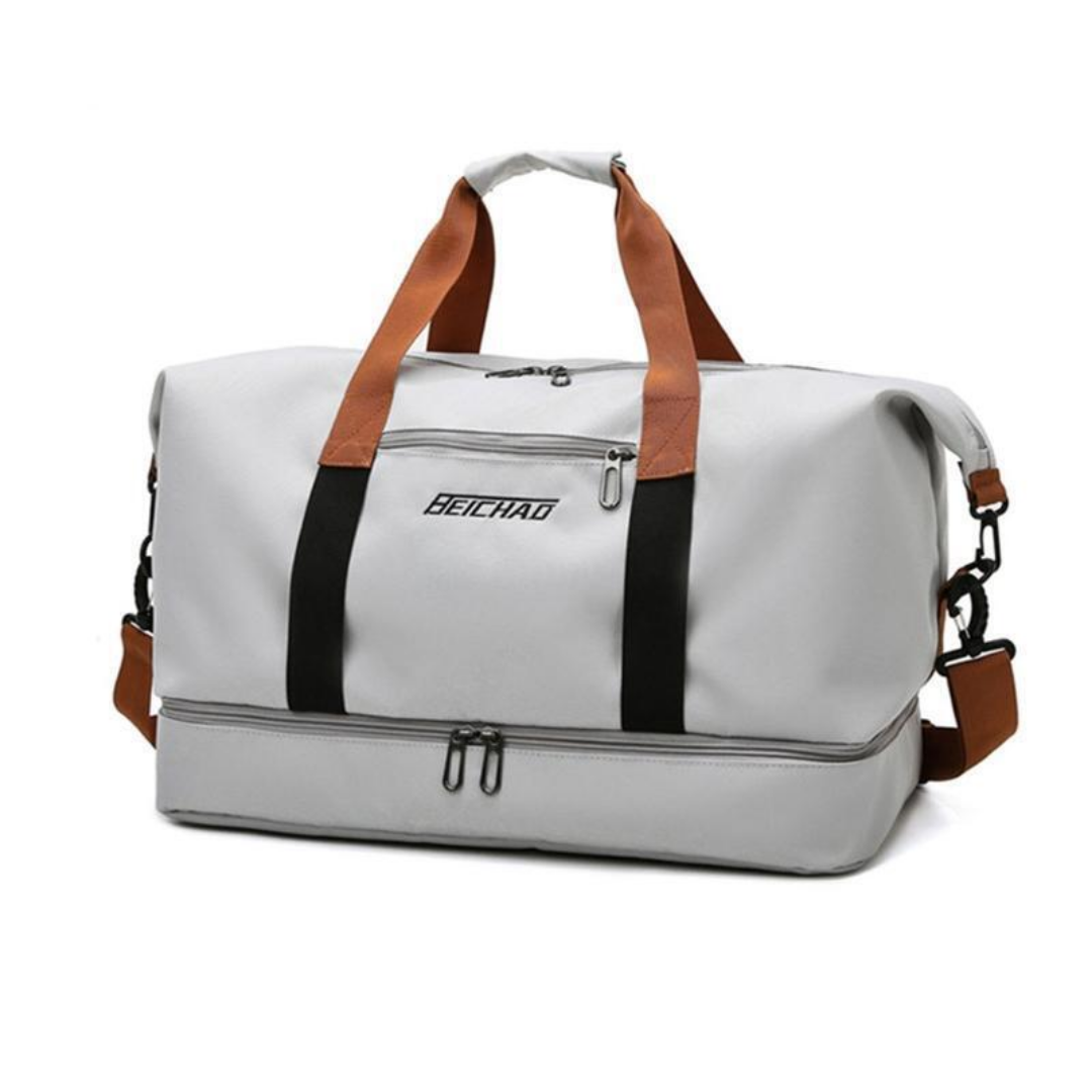 Wasserdichte Sport- und Reisetasche – 40L Weekender mit Schuhfach & Nassfach – Ideal für Sport, Reisen & Alltag
