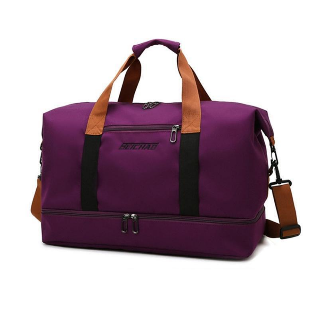 Wasserdichte Sport- und Reisetasche – 40L Weekender mit Schuhfach & Nassfach – Ideal für Sport, Reisen & Alltag