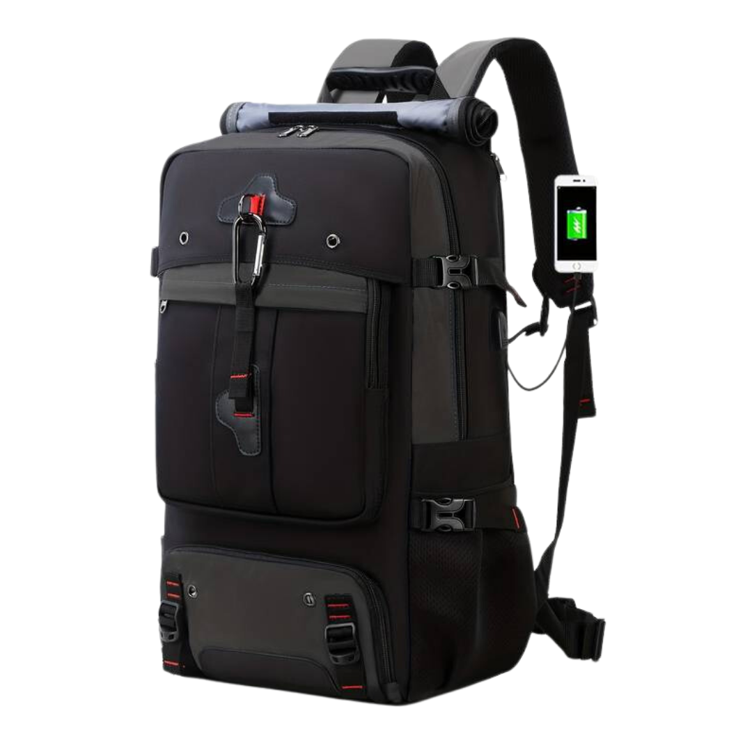 Wasserdichter 50L Rucksack mit USB-Anschluss – Ideal für Reisen, Arbeit & Outdoor