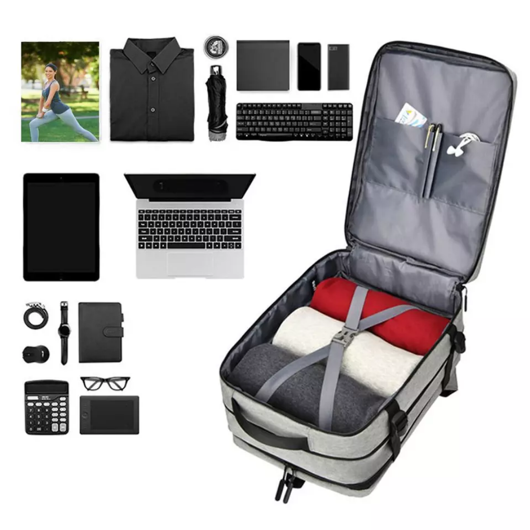 Wasserdichte Laptop-Rucksack 15,6″ mit USB-Ladeanschluss – Business & Reise Daypack