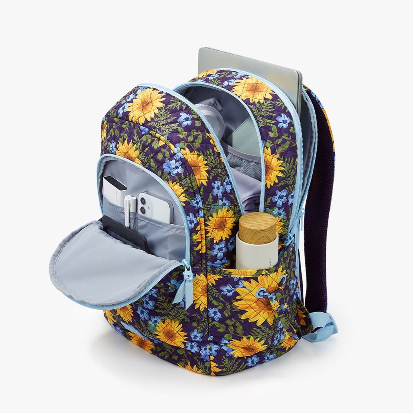 Laptop Rucksack mit Seitentaschen – Leicht, Wasserdicht & Stilvoll für Schule, Arbeit & Reisen