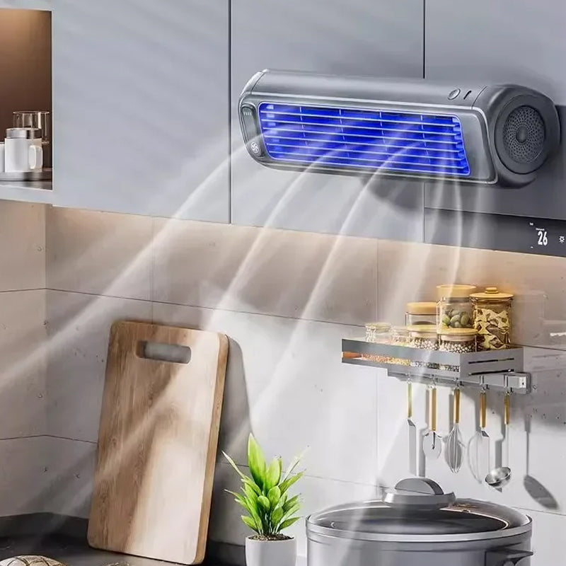 Tragbarer Aircooler mit LED – 2-in-1 Ventilator und Luftreiniger für Zuhause und Büro