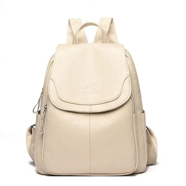 Eleganter Damen-Rucksack aus PU-Leder – Wasserdicht, Vielseitig & Nachhaltig für Alltag, Arbeit & Reisen
