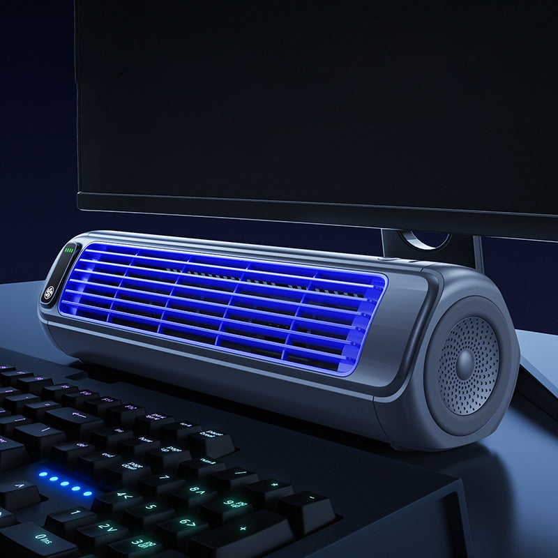 Tragbarer Aircooler mit LED – 2-in-1 Ventilator und Luftreiniger für Zuhause und Büro