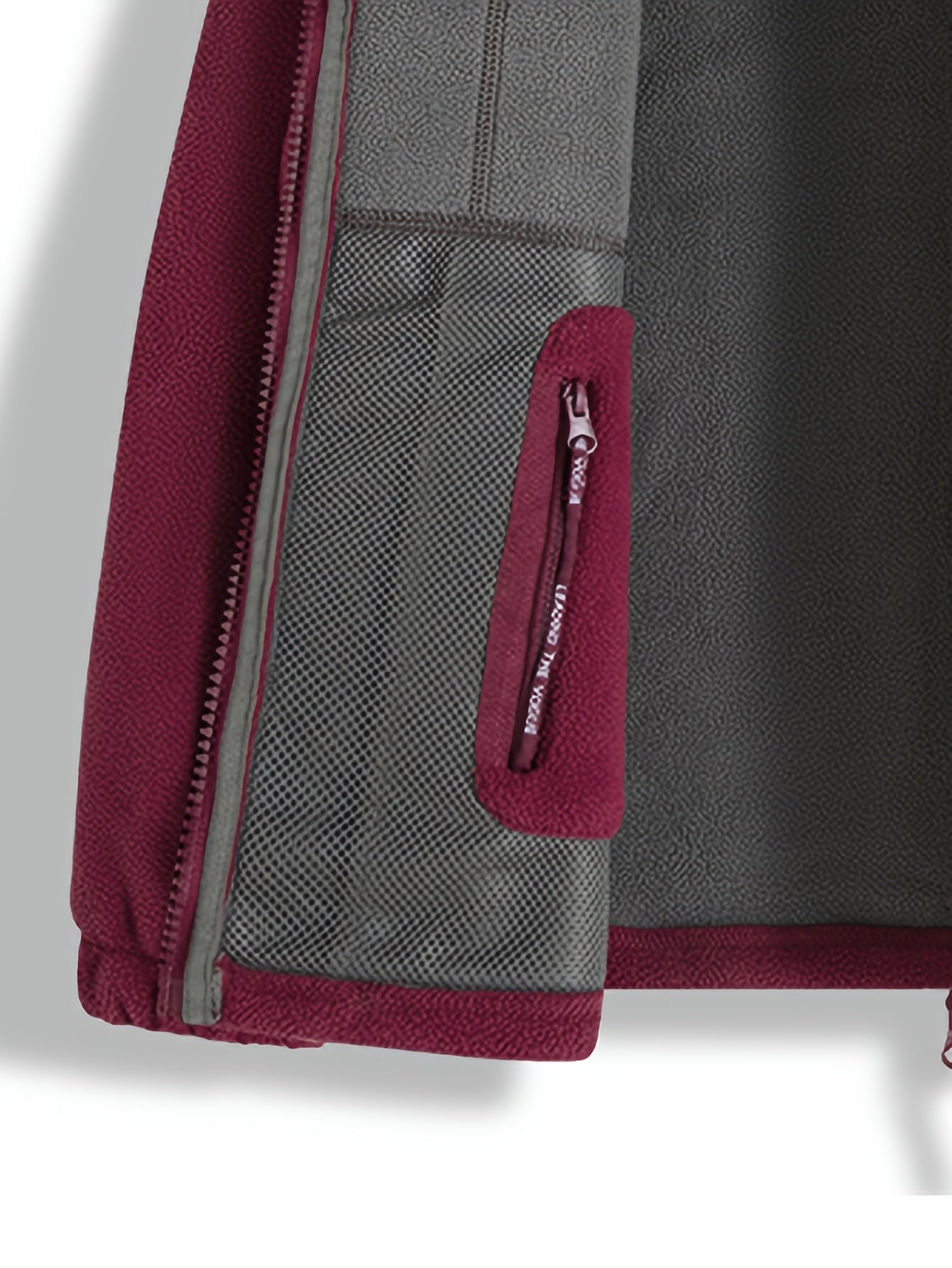 Outdoor Fleecejacke Herren – Warme Übergangsjacke mit Stehkragen & Reißverschlusstaschen