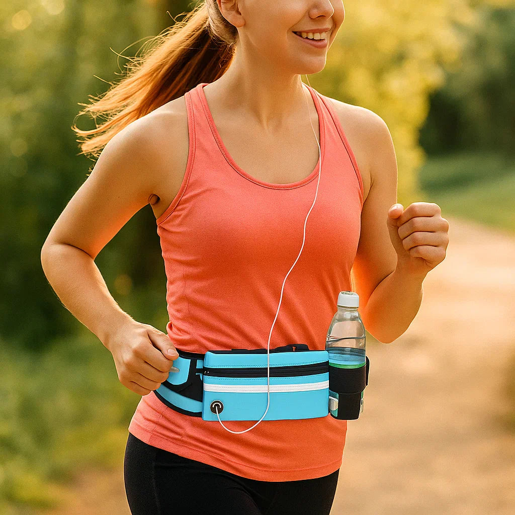 Sportliche Running Bauchtasche – Wasserdicht, Reflektierend & Leichtgewicht