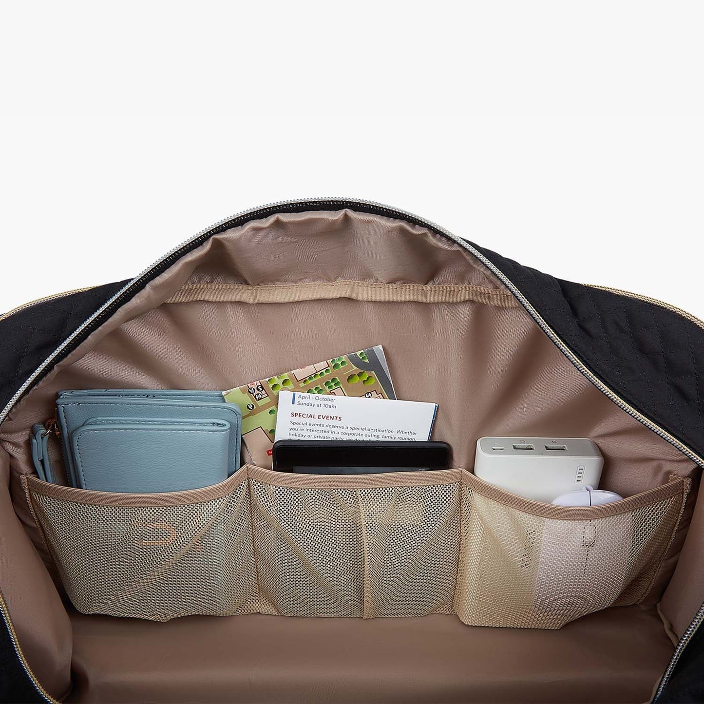 Weekender Reisetasche Damen – Große Handgepäck Tasche mit Schuhfach & Wasserabweisendem Material