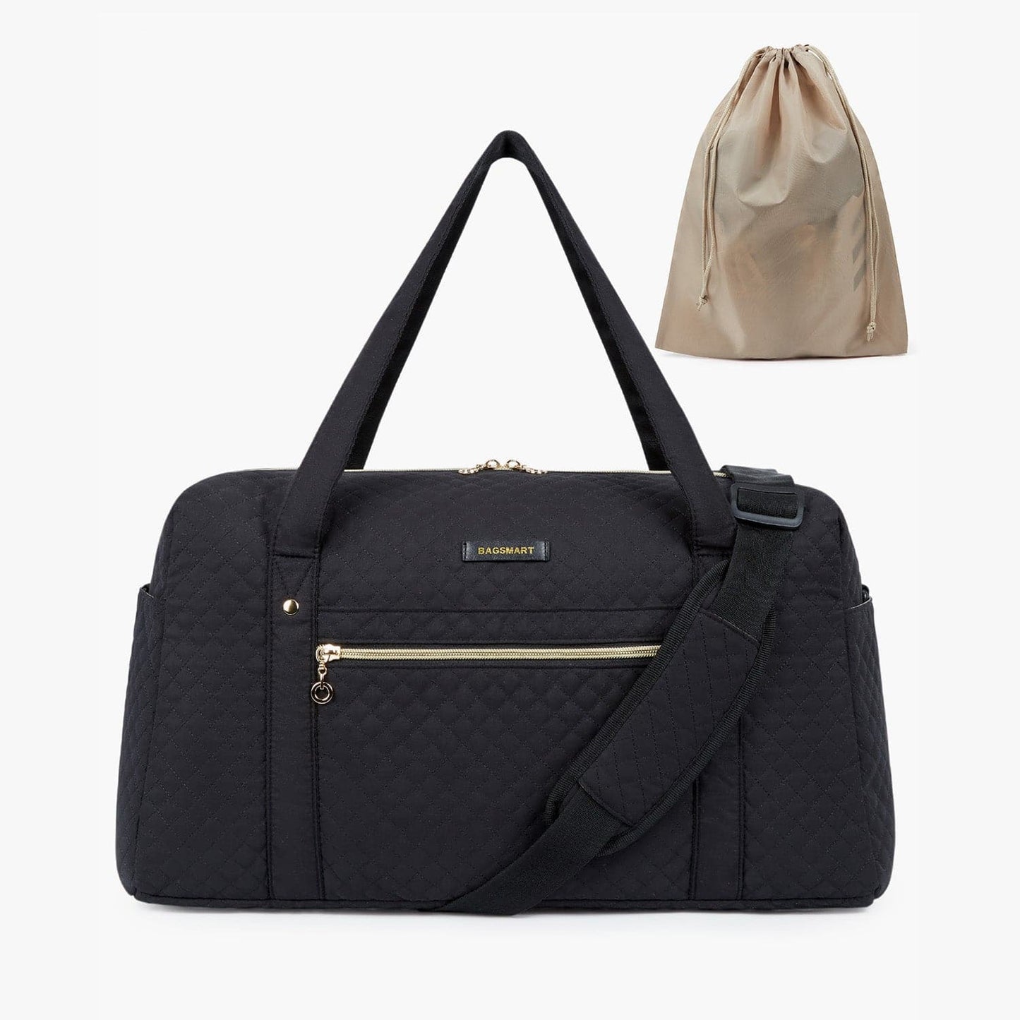 Weekender Reisetasche Damen – Große Handgepäck Tasche mit Schuhfach & Wasserabweisendem Material