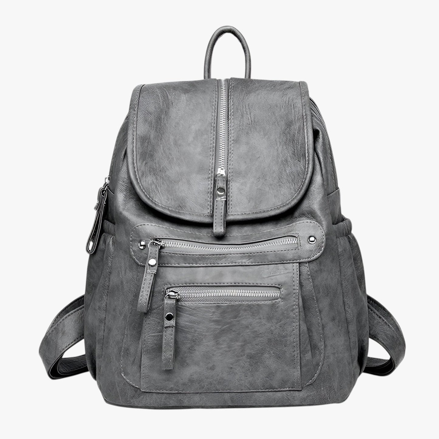PU Leder Damen Rucksack – Stylischer City-Rucksack mit verstellbaren Schulterriemen und wasserabweisendem Material