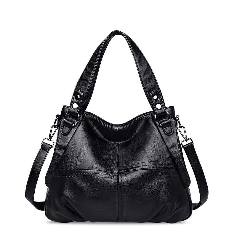 Bordeauxrote Schultertasche aus Veganem Leder – Stilvoll & Praktisch