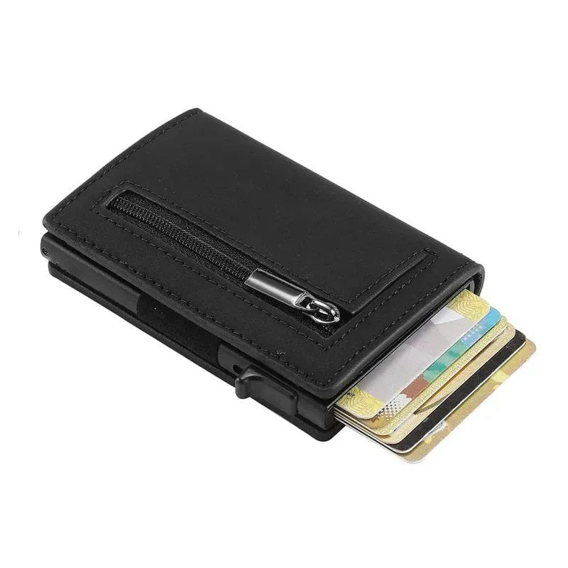 Premium RFID Geldbörse mit Reißverschluss – Kompakt & Anti-Skim Schutz