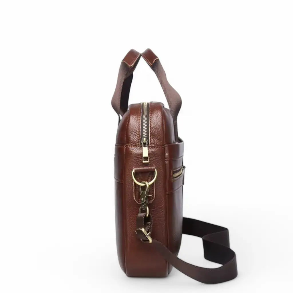 Leder Laptoptasche Herren 15,6 Zoll – Echtleder Aktentasche für Business & Reisen