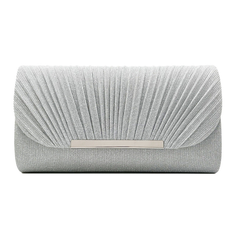 Elegante Abend Clutch – Glänzende Party Tasche mit Goldverschluss & Mehreren Farben