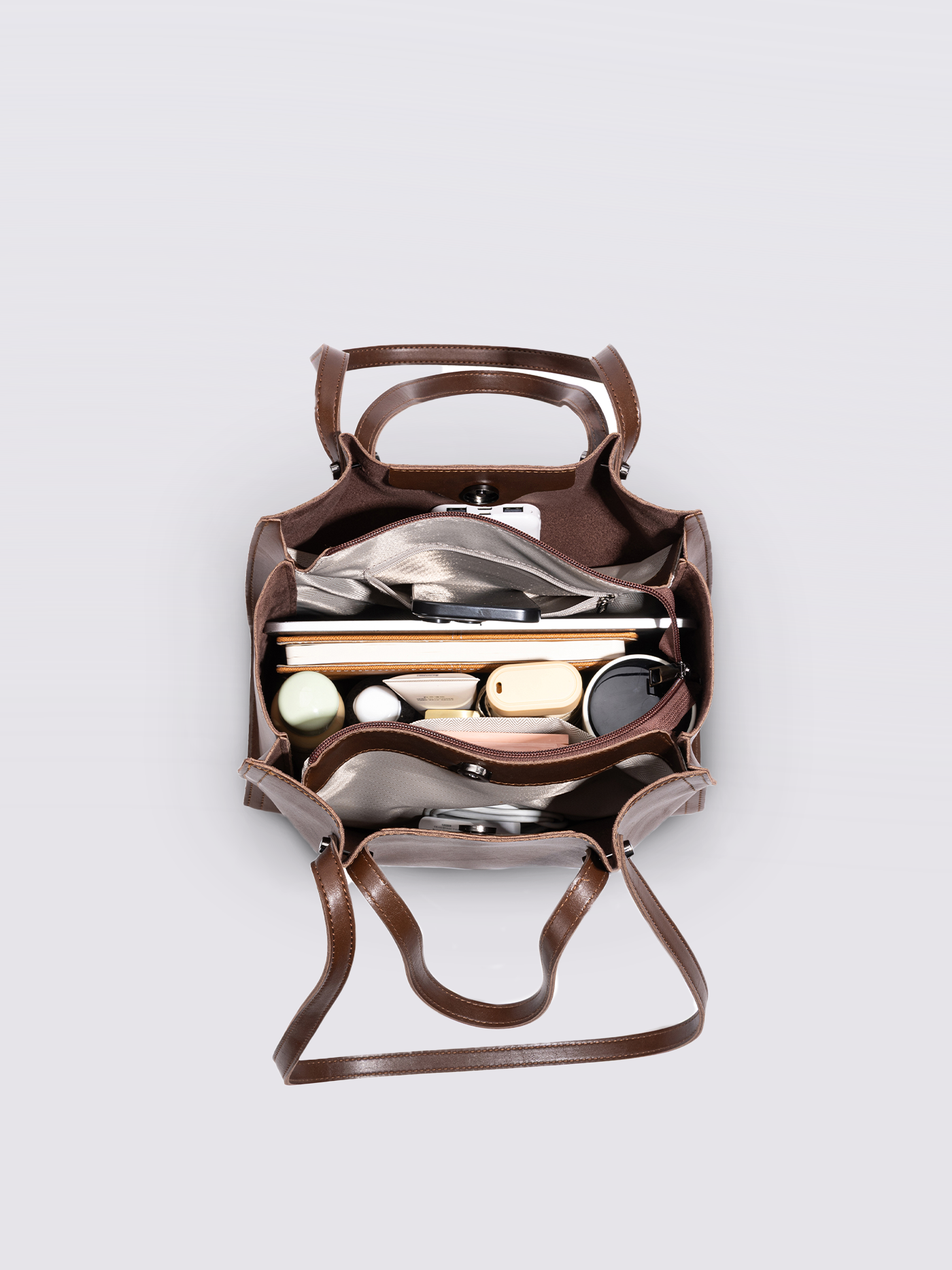 Schwarze Shopper Tasche Damen – Minimalistisches & geräumiges Design aus Lederoptik