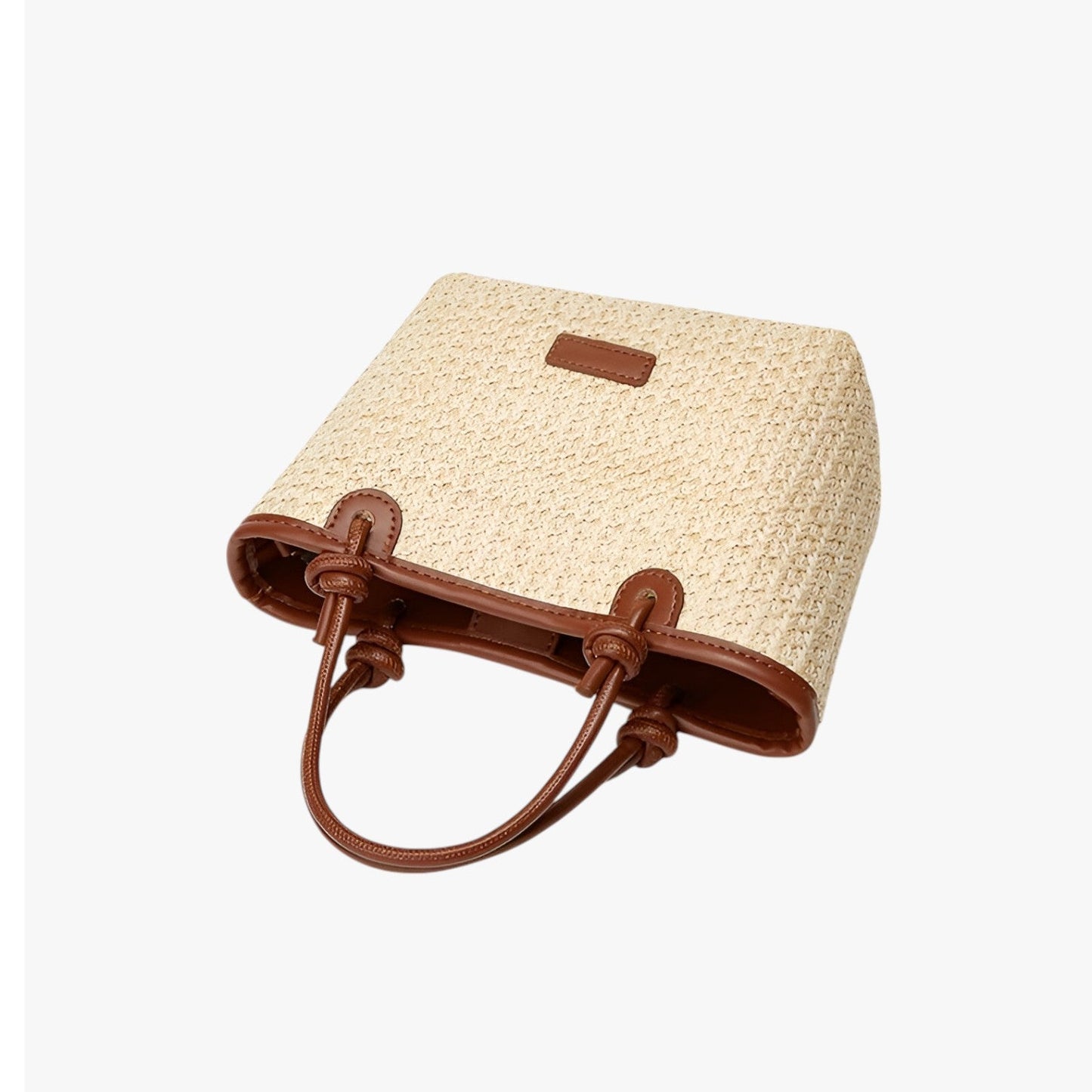 Stilvolle Strohtasche Damen – Handgefertigte Sommer Strandtasche mit Schultergurt, Boho Design, Ideal für Urlaub, Shopping & Alltag