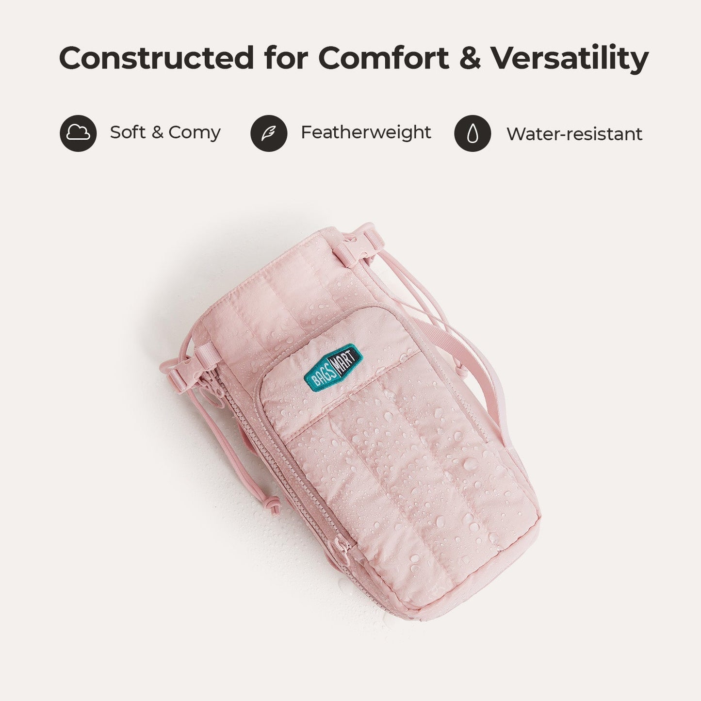 Wasserflaschen Tragetasche – Verstellbare Crossbody Tasche für Sport, Reisen & Outdoor