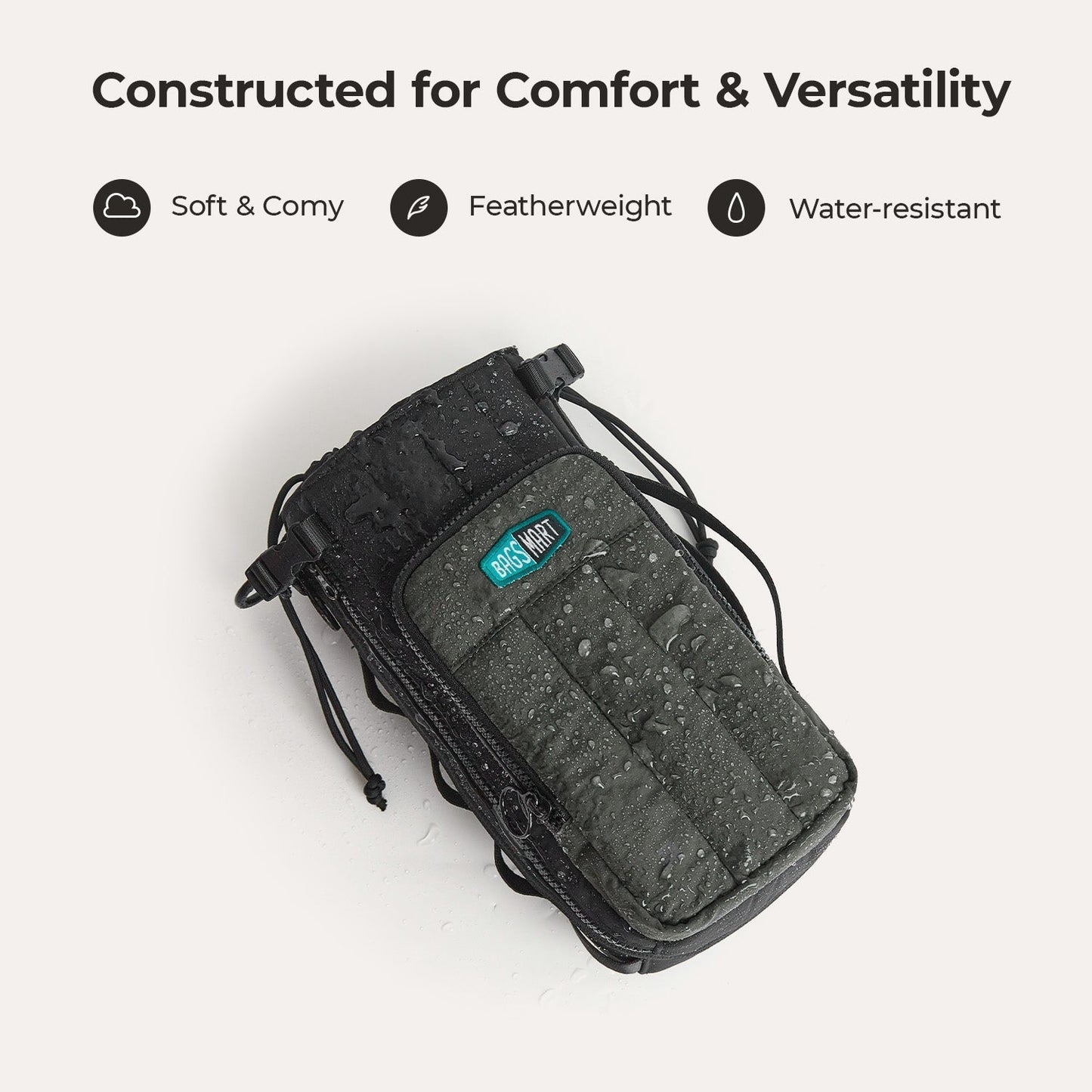 Wasserflaschen Tragetasche – Verstellbare Crossbody Tasche für Sport, Reisen & Outdoor