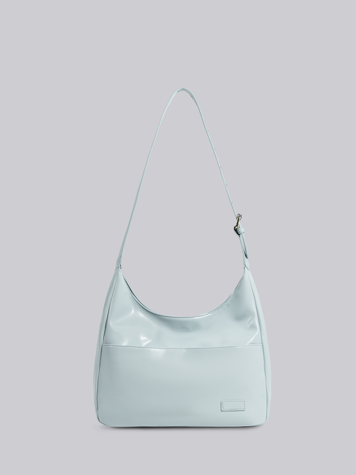 Schwarze Schultertasche Damen – Minimalistisches & geräumiges Design aus veganem Leder