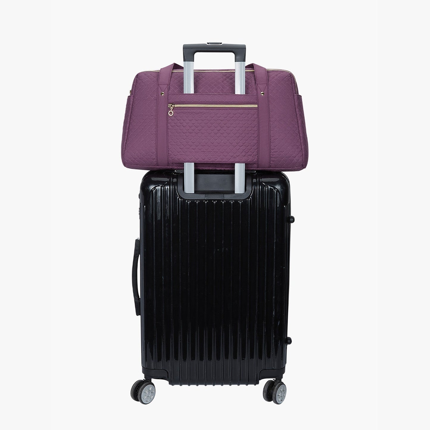 Weekender Reisetasche Damen – Große Handgepäck Tasche mit Schuhfach & Wasserabweisendem Material