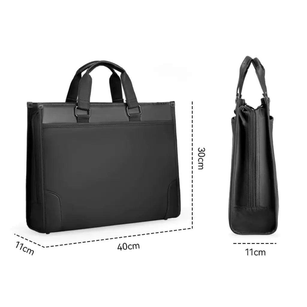 Elegante Laptoptasche für Damen 15,6" – Schwarz, wasserabweisend, Business