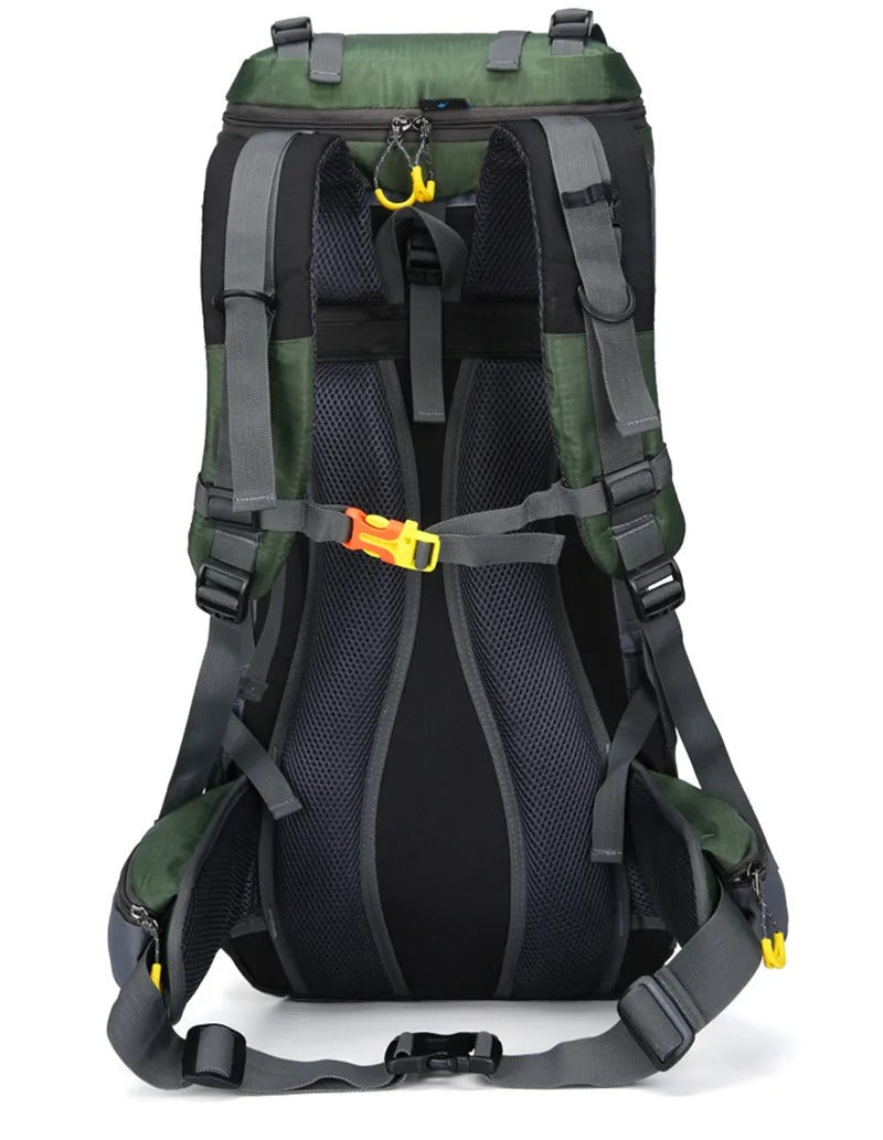 Wasserdichter 70L Wanderrucksack – Leicht, Ergonomisch & Vielseitig für Trekking, Camping & Reisen