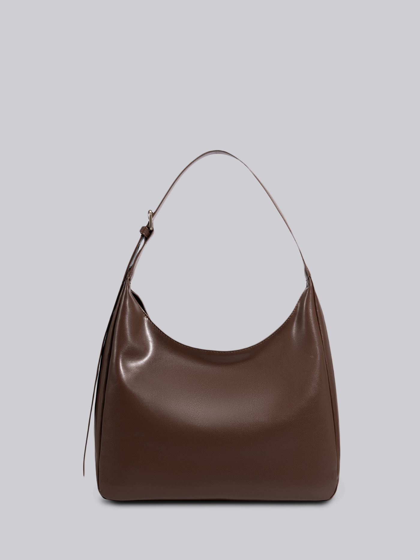 Schwarze Schultertasche Damen – Minimalistisches & geräumiges Design aus veganem Leder