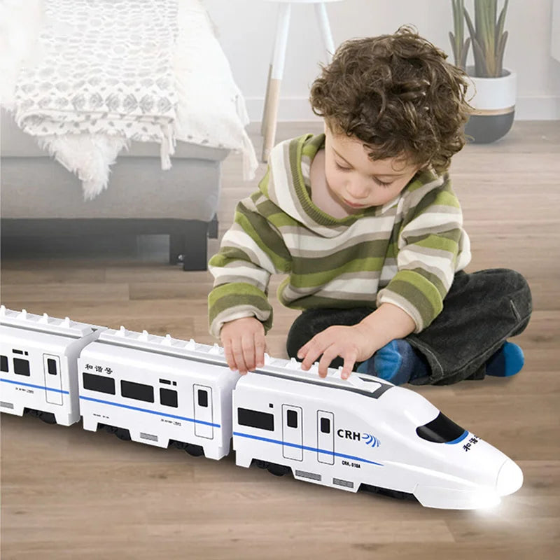 Selbstfahrender Spielzeugzug mit Licht & Sound – Automatisch fahrend für Kinder ab 2 Jahren
