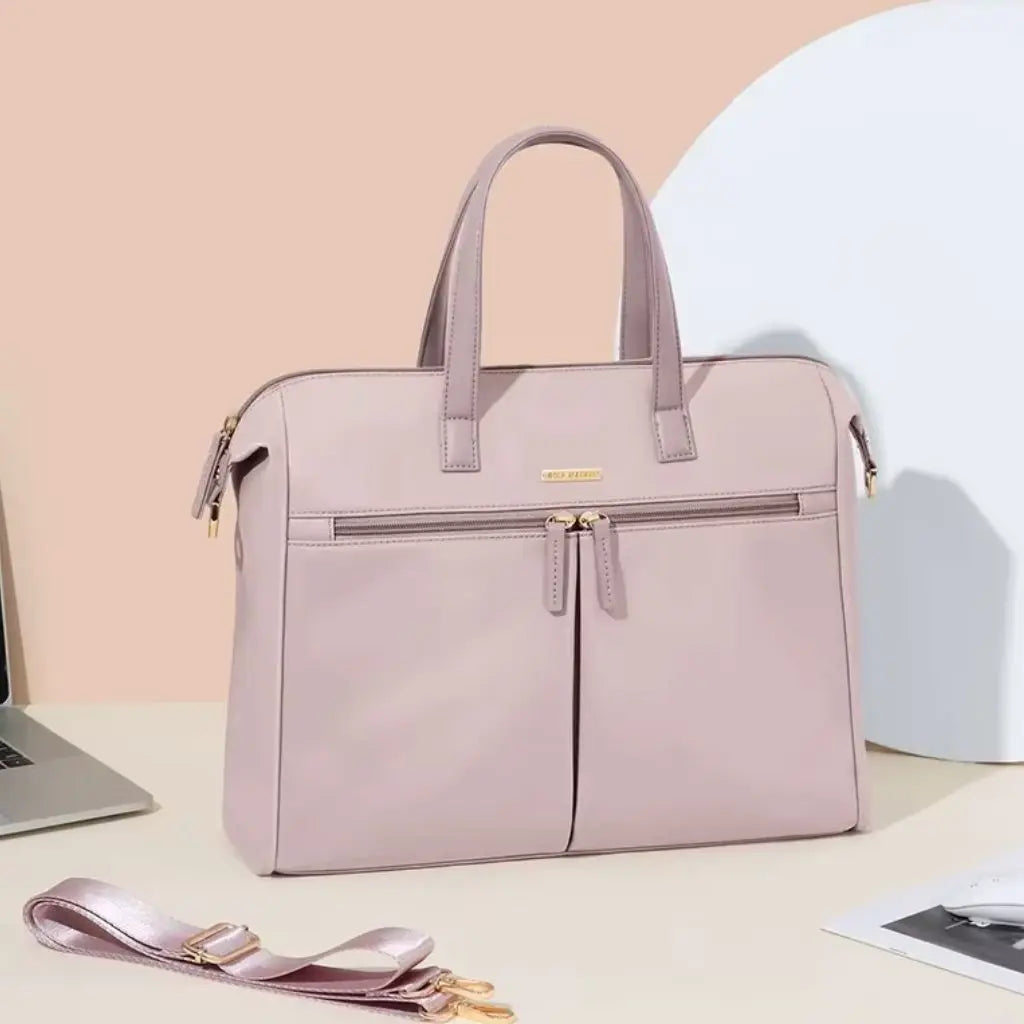 Laptoptasche Damen 15,6″ Rosa – schlank, wasserabweisend & schützend
