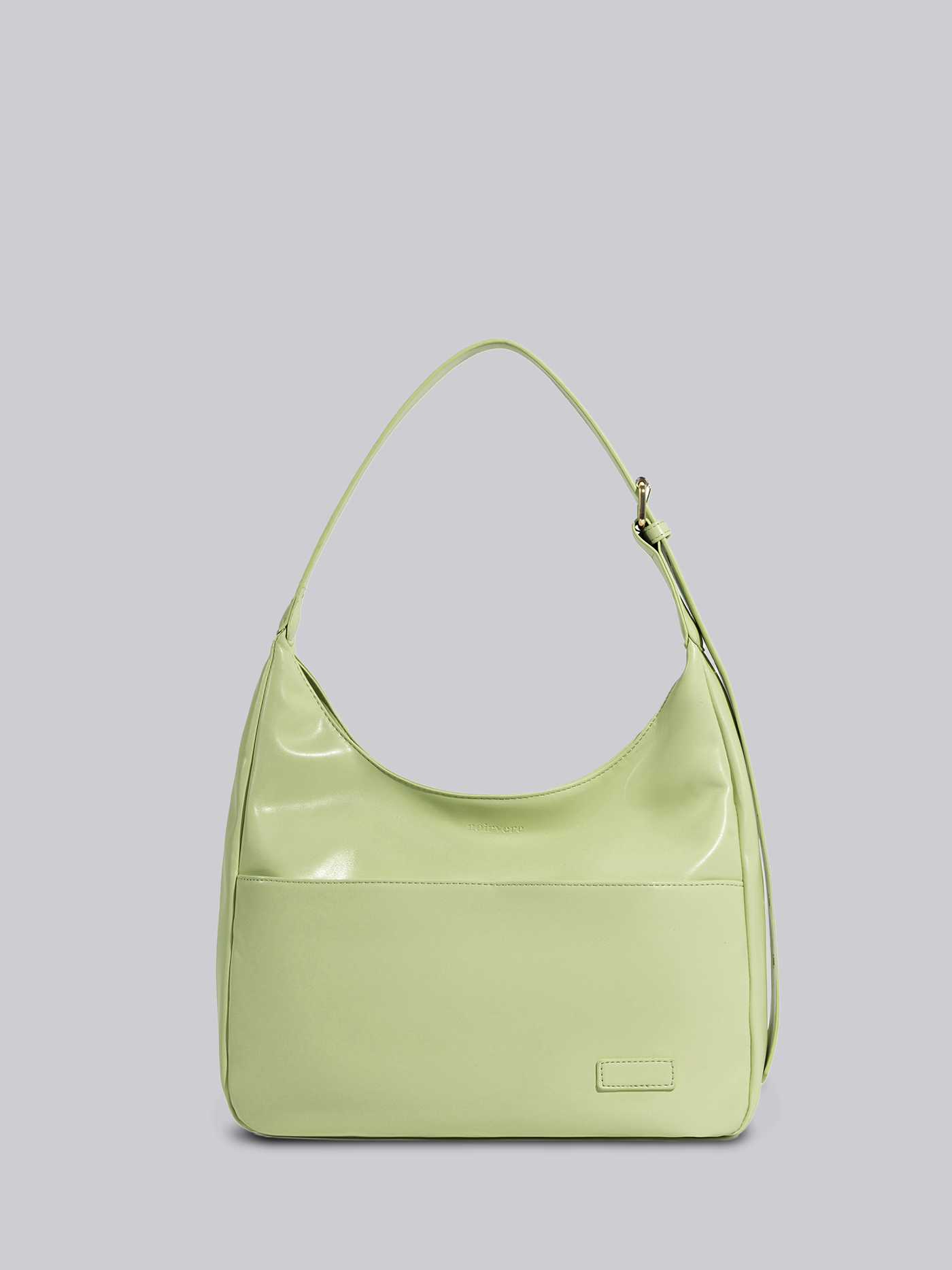 Schwarze Schultertasche Damen – Minimalistisches & geräumiges Design aus veganem Leder