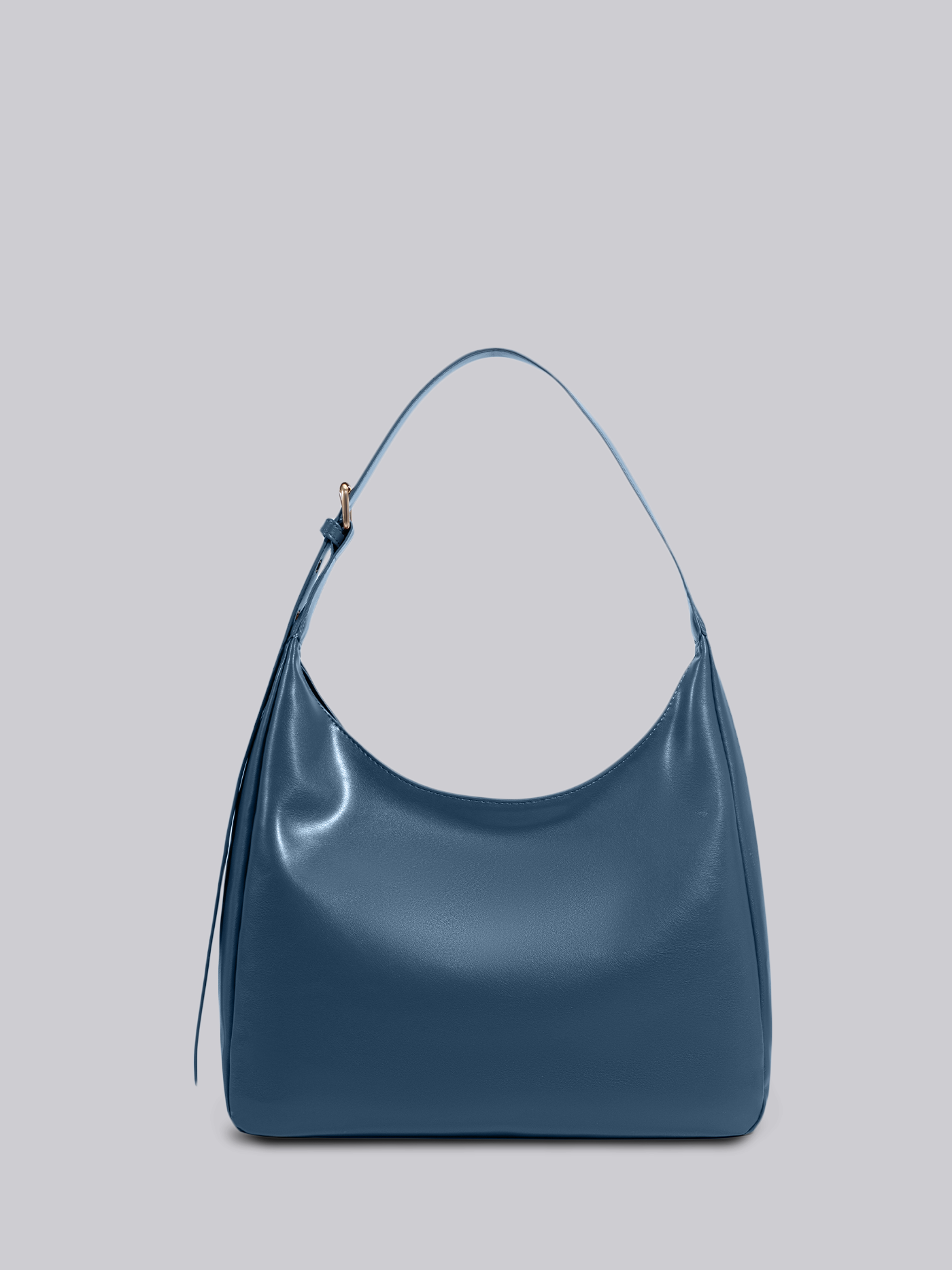 Schwarze Schultertasche Damen – Minimalistisches & geräumiges Design aus veganem Leder