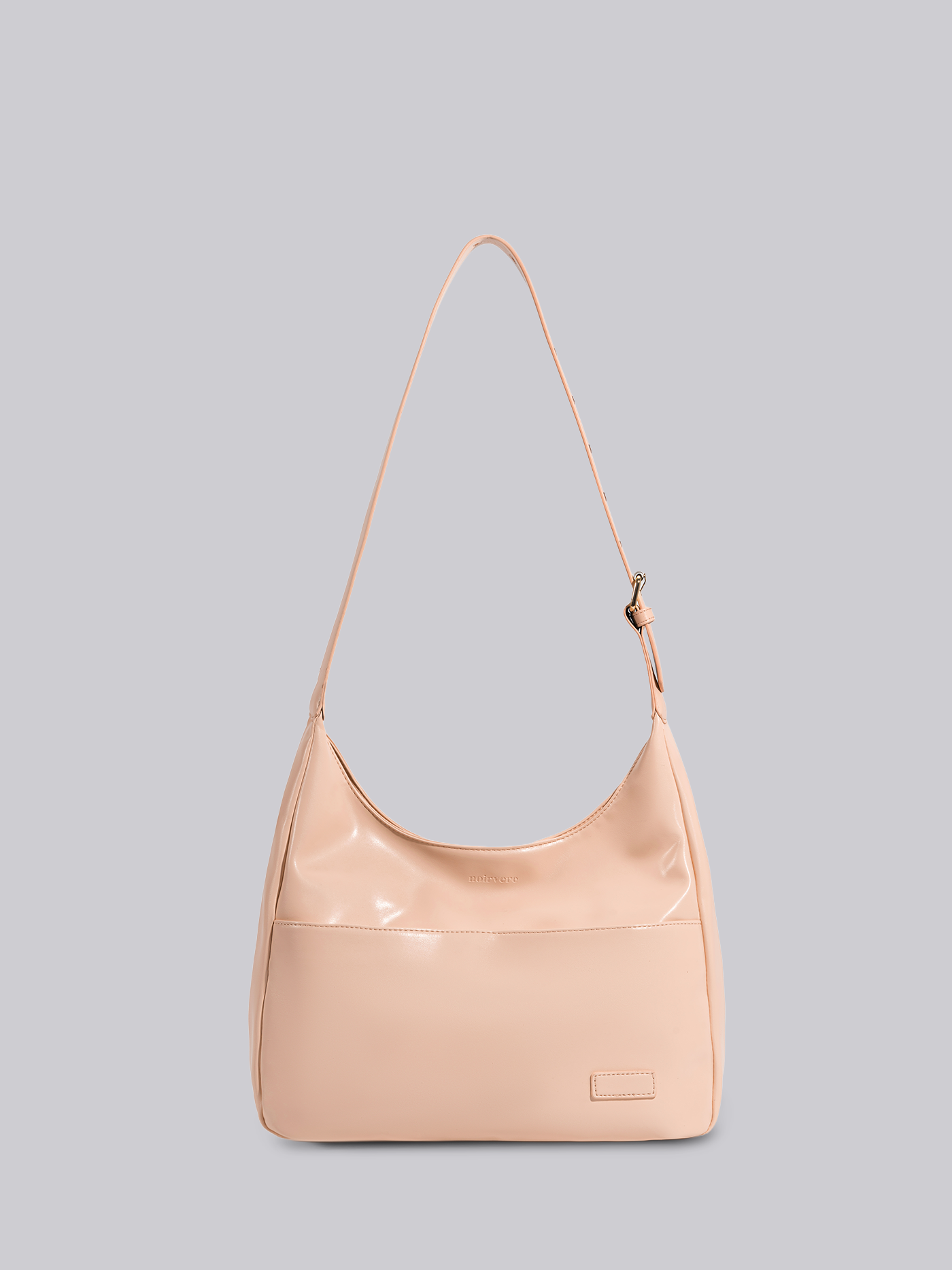 Schwarze Schultertasche Damen – Minimalistisches & geräumiges Design aus veganem Leder