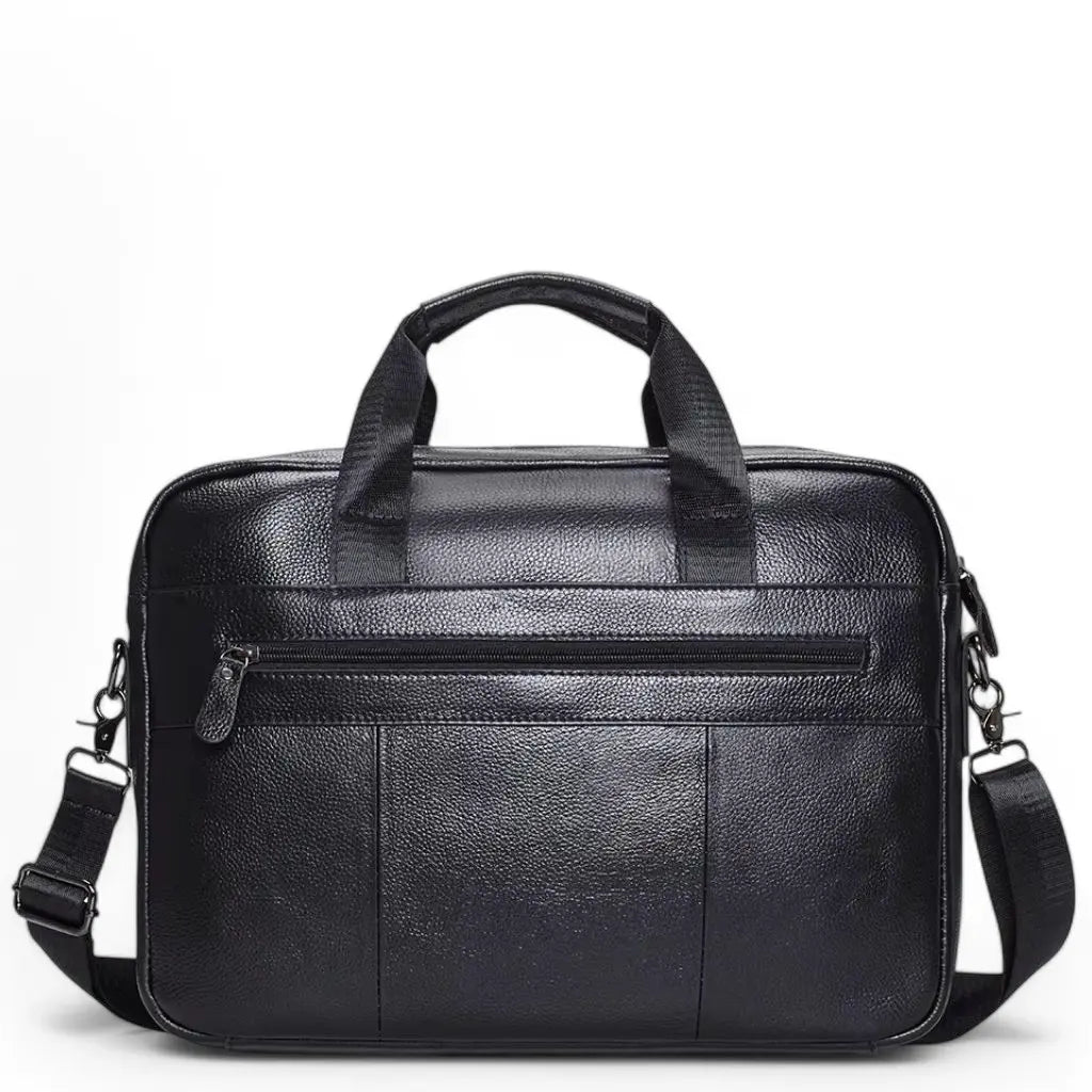 Laptoptasche Herren 14 Zoll – Premium Rindsleder, wasserabweisend, stilvoll & funktional