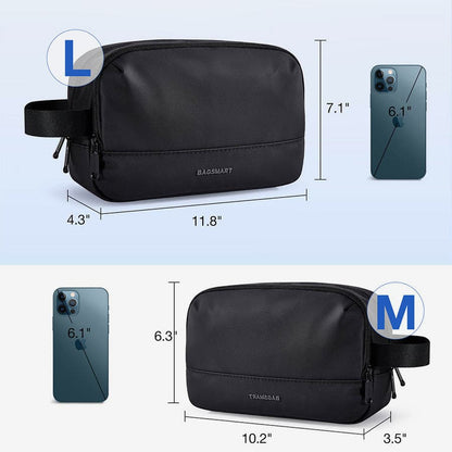 Kulturtasche Herren – Wasserabweisend & Kompakt mit mehreren Fächern – Schwarz oder Blau