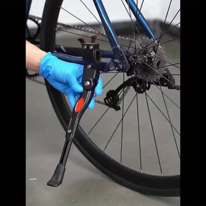 Verstellbarer Fahrradständer aus Aluminium – Stabiler Seitenständer für 24–29 Zoll Fahrräder