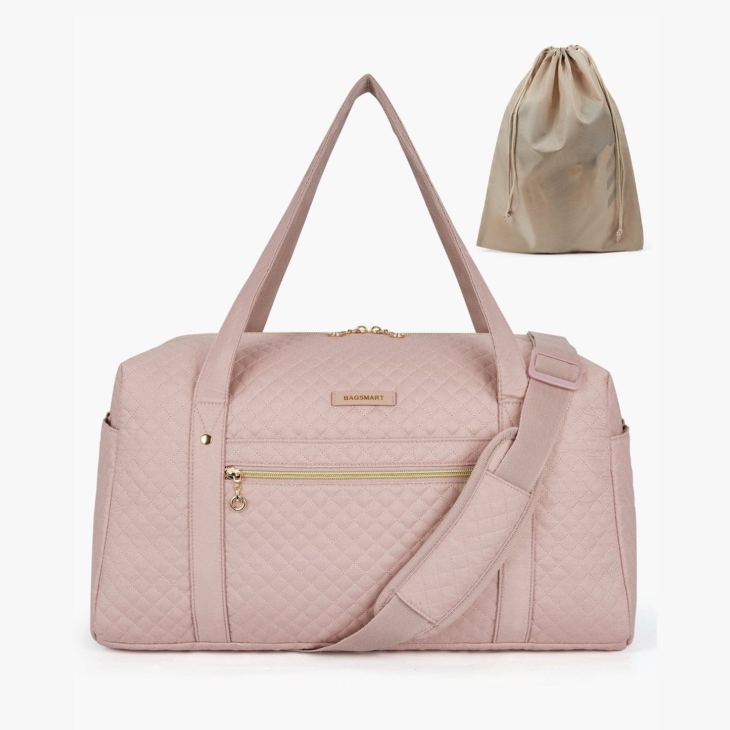 Weekender Reisetasche Damen – Große Handgepäck Tasche mit Schuhfach & Wasserabweisendem Material