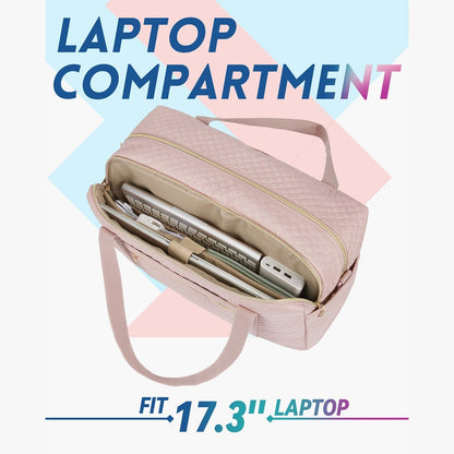 Weekender Reisetasche Damen – Große Handgepäck Tasche mit Schuhfach & Wasserabweisendem Material