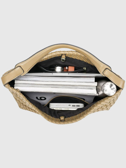 Liorra Vegane Geflochtene Hobo Schultertasche – Stilvoll, Geräumig & Elegant