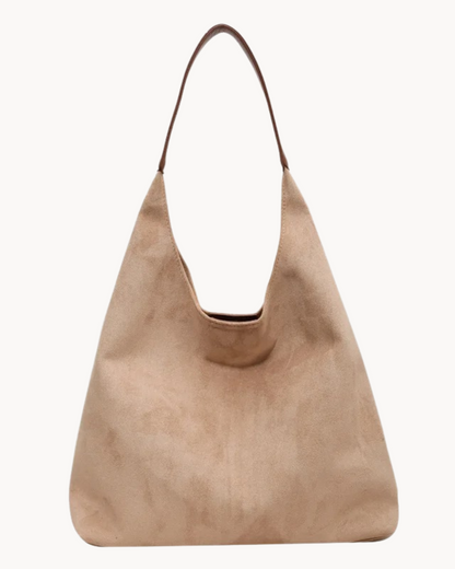 Elegante Wildleder-Schultertasche für Damen – Leicht, geräumig & vielseitig einsetzbar