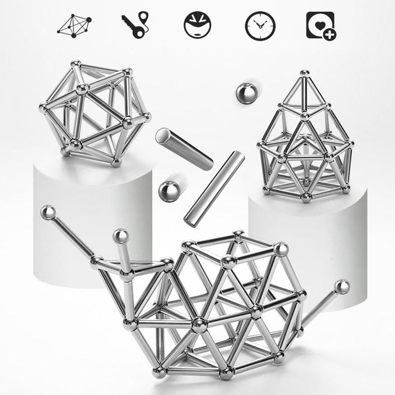 Magnetisches Spielset für Kinder – Kreatives Bauen & Lernen mit Magnetbausteinen