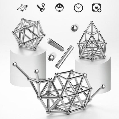 Magnetisches Spielset für Kinder – Kreatives Bauen & Lernen mit Magnetbausteinen