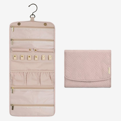 Hängende Kulturtasche – Faltbarer Organizer mit Transparenten Fächern & Aufhängehaken
