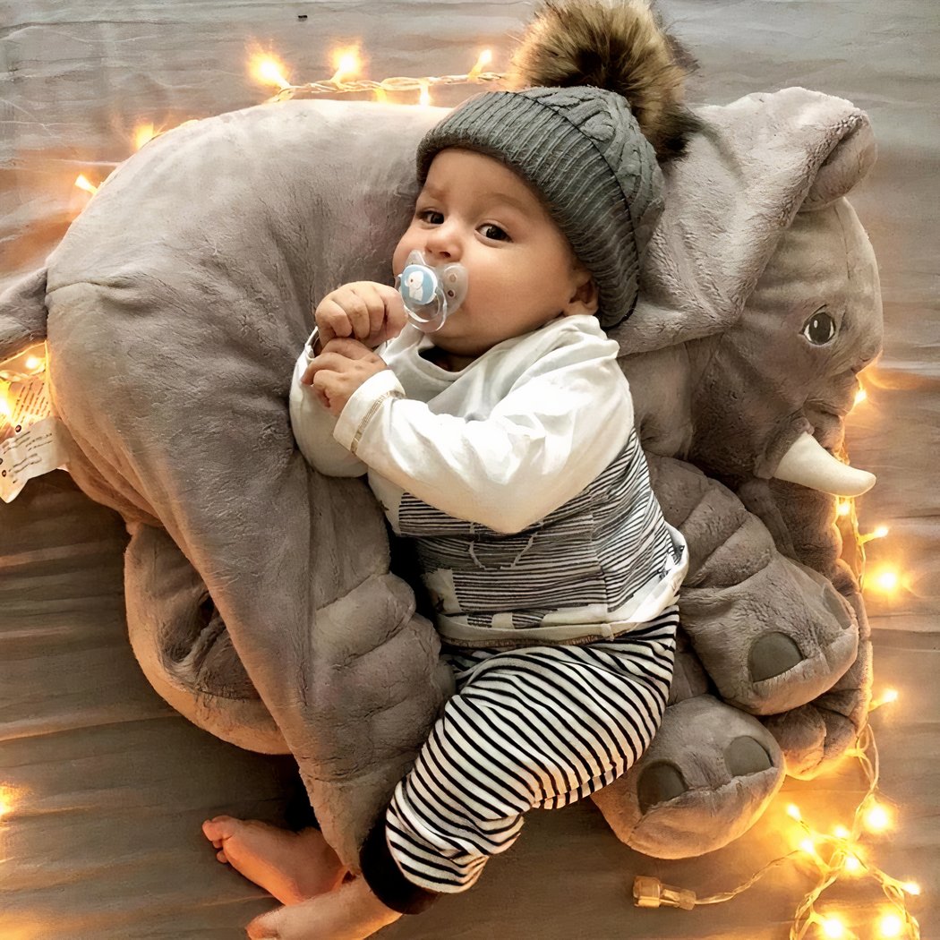 Weiches Plüsch-Elefant Kuscheltier – 25 cm, ideal für Babys und Kinder