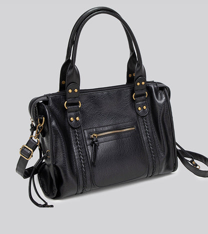 Elegant & Praktisch – Schwarze Damen Handtasche für Alltag & Business