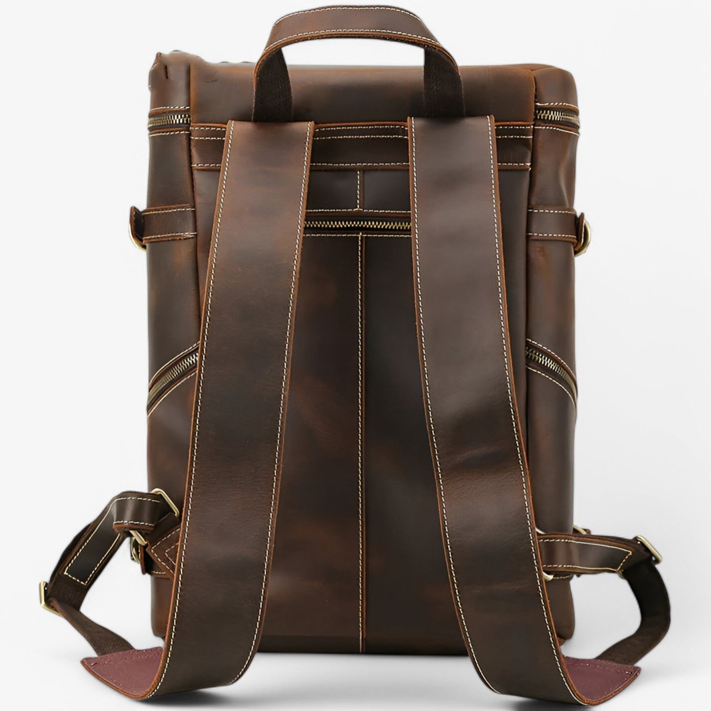 Vintage Leder Schulter- und Rucksack – Handgefertigt & Langlebig