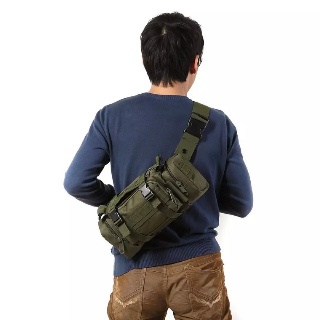 Kompakte Tactical-Schultertasche – Leicht, strapazierfähig & multifunktional