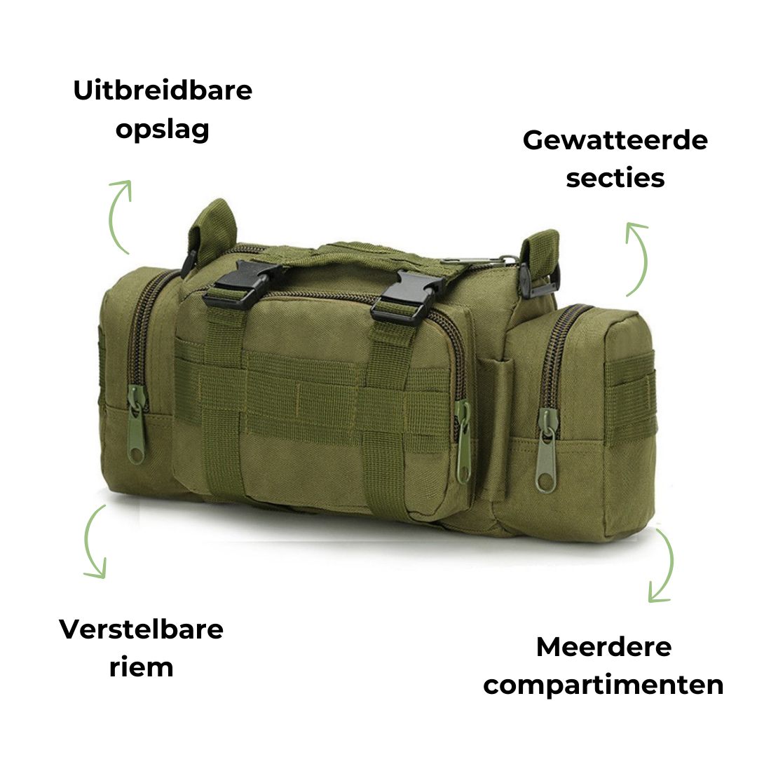 Kompakte Tactical-Schultertasche – Leicht, strapazierfähig & multifunktional