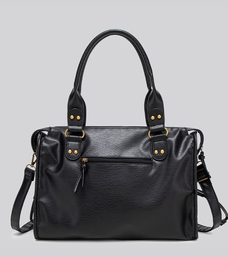 Elegant & Praktisch – Schwarze Damen Handtasche für Alltag & Business