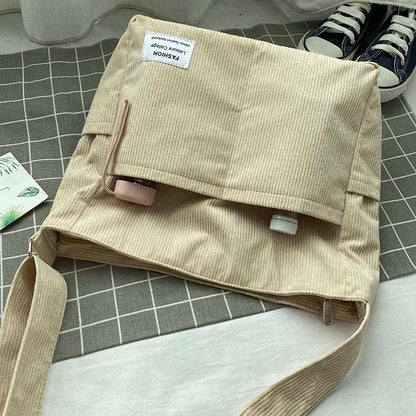 Damen Canvas Schultertasche – Stylisch, Geräumig & Wasserabweisend